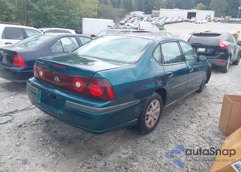 2000 Chevrolet Impala from USA, damaged, VIN 2G1WF52E6Y9172512